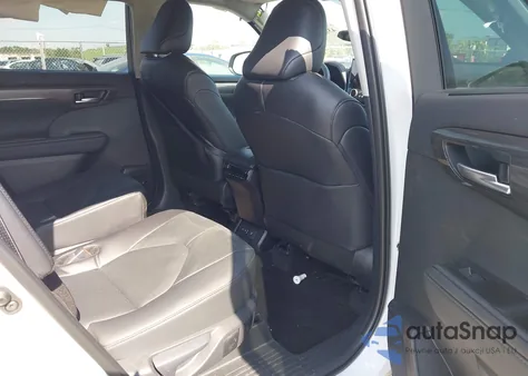 2025 Toyota Highlander Platinum from USA, damaged, VIN 5TDKDRBH4SS581295